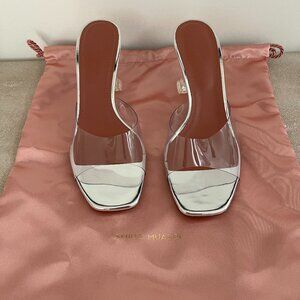 Amina Mauddi "Lupita" transparent PVC mule sandals